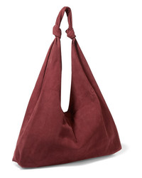 The Row Bindle Double Knots Nubuck Shoulder Bag