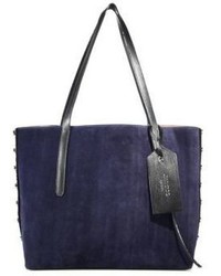 Jimmy Choo Grainy Leather Suede Tote