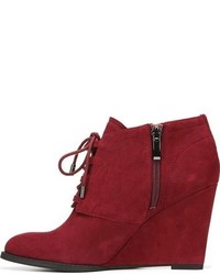 Franco Sarto Lennon Lace Up Wedge Bootie
