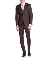 Burberry London Two Button Virgin Wool Suit