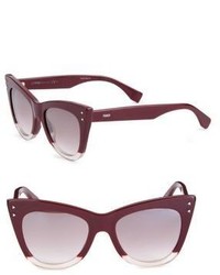Fendi 52mm Two Tone Cat Eye Sunglasses