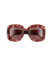 Alaia 54mm Oversize Square Sunglasses In Brown At Nordstrom
