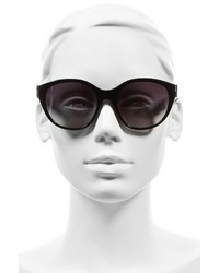 Burberry 55mm Gradient Cat Eye Sunglasses Black