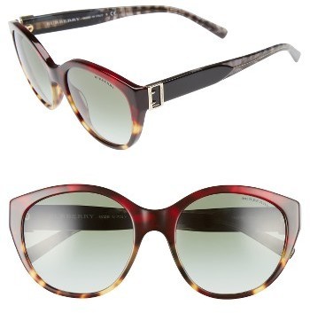 Burberry 55mm Gradient Cat Eye Sunglasses Black, $270 | Nordstrom 