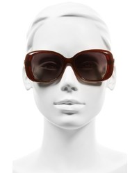 Polaroid 55mm Polarized Butterfly Sunglasses