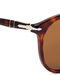 Persol 714 Foldable D Frame Tortoiseshell Acetate Sunglasses