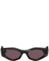Valentino Garavani Black Iii Irregular Frame Sunglasses