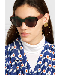 Marni Cromo Cat Eye Tortoiseshell Acetate Sunglasses