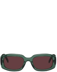 Kenzo Green Rectangular Sunglasses