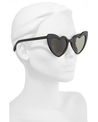 Saint Laurent Loulou 54mm Heart Sunglasses