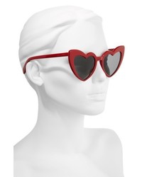 Saint Laurent Loulou 54mm Heart Sunglasses