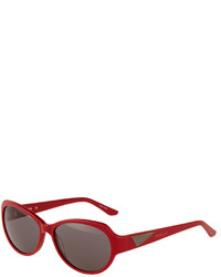 Thierry Mugler Plastic Butterfly Sunglasses Red
