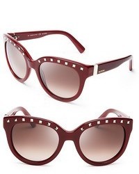 Valentino Rockstud Oversized Sunglasses 54mm