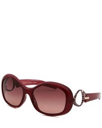 Emilio Pucci Round Burgundy Sunglasses