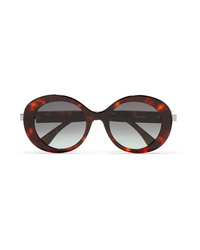 Fendi Round Frame Tortoiseshell Acetate Sunglasses