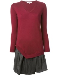 Carven Flared Sweater Dress