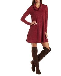Charlotte Russe Cowl Neck Sweater Dress