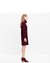 Relaxed Turtleneck Sweater Dress