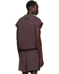 Essentials Purple V Neck Vest