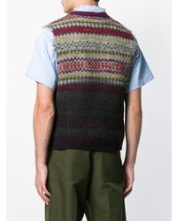 Marni Raw Edge Sleeveless Sweater Vest