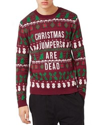 Topman Christmas Jumpers Are Dead Sweater