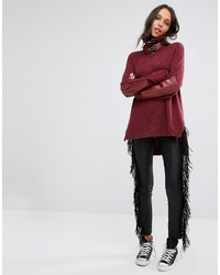 One Teaspoon Grandview Sweater With Buckled Neck