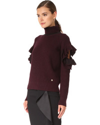 Versace Ruffle Arm Sweater
