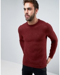 Asos Textured Pointelle Sweater