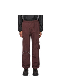 A-Cold-Wall* Burgundy Piping Track Pants