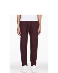 Marc by Marc Jacobs Burgundy Wool Knit Hampstead Lounge Pants