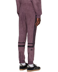 adidas Originals Purple Adicolor Classics Plush Lounge Pants