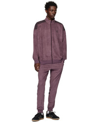 adidas Originals Purple Adicolor Classics Plush Lounge Pants