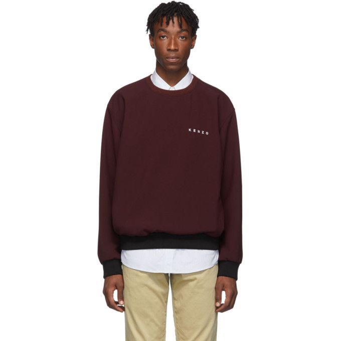 Burgundy kenzo clearance sweatshirt