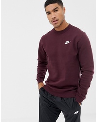 nike burgundy sweater