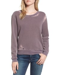 Stateside Lace Trim Sweatshirt