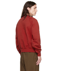 AMI Alexandre Mattiussi Red Paris Sweatshirt