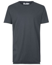 Topman Distressed Longline T Shirt
