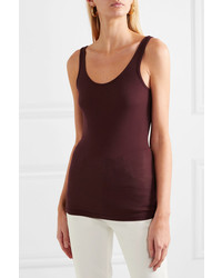 James Perse The Daily Ribbed Stretch Supima Cotton Jersey Tank