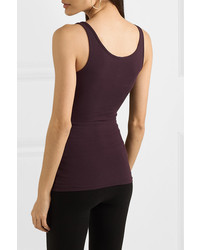 James Perse The Daily Ribbed Stretch Supima Cotton Tank
