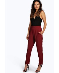 Boohoo Anissa Cropped Tailored Cigarette Trouser