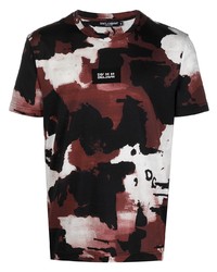 Dolce & Gabbana Camouflage Print Cotton T Shirt