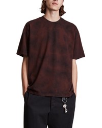 AllSaints Hagen Oversize Tie Dye Organic Cotton T Shirt