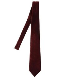 Giorgio Armani 7cm Viscose Silk Velvet Tie