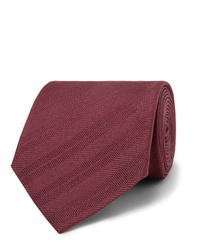 Dunhill 8cm Striped Mulberry Silk Tie