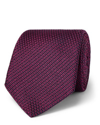 Canali 8cm Woven Silk Tie