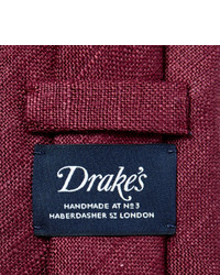 Drakes Drakes Slub Silk Tie