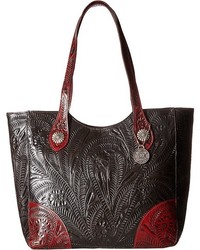 American West Annies Secret Collection Large Zip Top Tote Tote Handbags