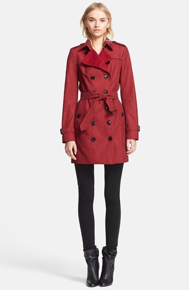 burberry trench coat womens bordeaux