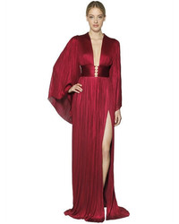 Maria Lucia Hohan Metallic Silk Tulle Gown