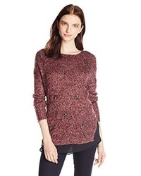 Jessica Simpson Lash Sweater With Embellisht